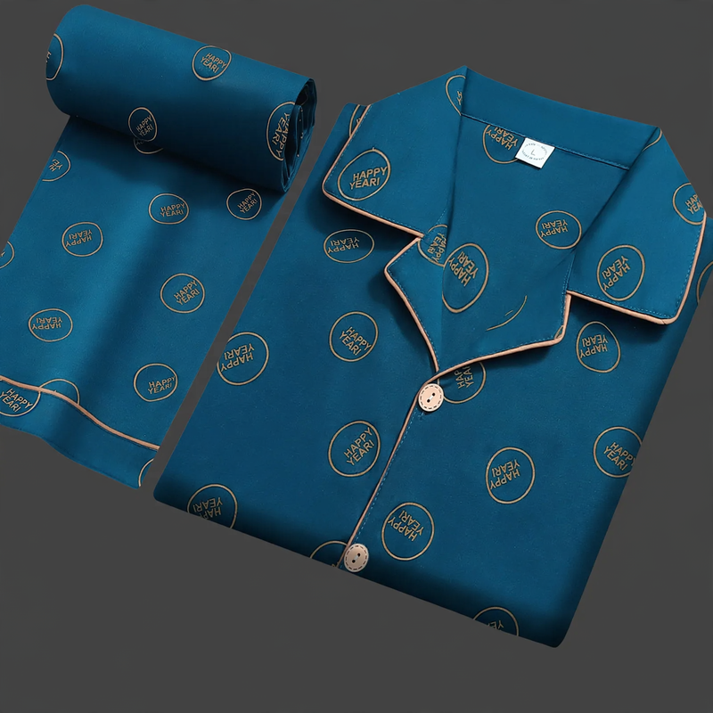 Men's pajama set, 100% cotton, multi-purpose