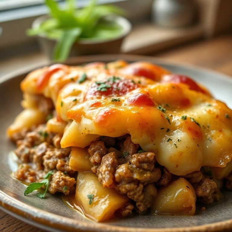 Easy Ground Beef and Potato Casserole Recipe: Quick, Comfort‑Food Dinner finished