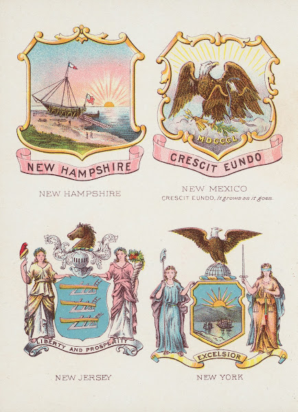 Seals and coats of arms of America Pl09 1902