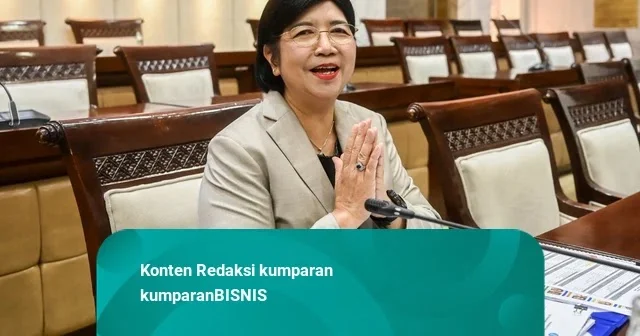 Destry Damayanti saat mengikuti uji kelayakan dan kepatutan calon Gubernur Bank Indonesia di Kompleks Parlemen DPR RI, Jakarta.