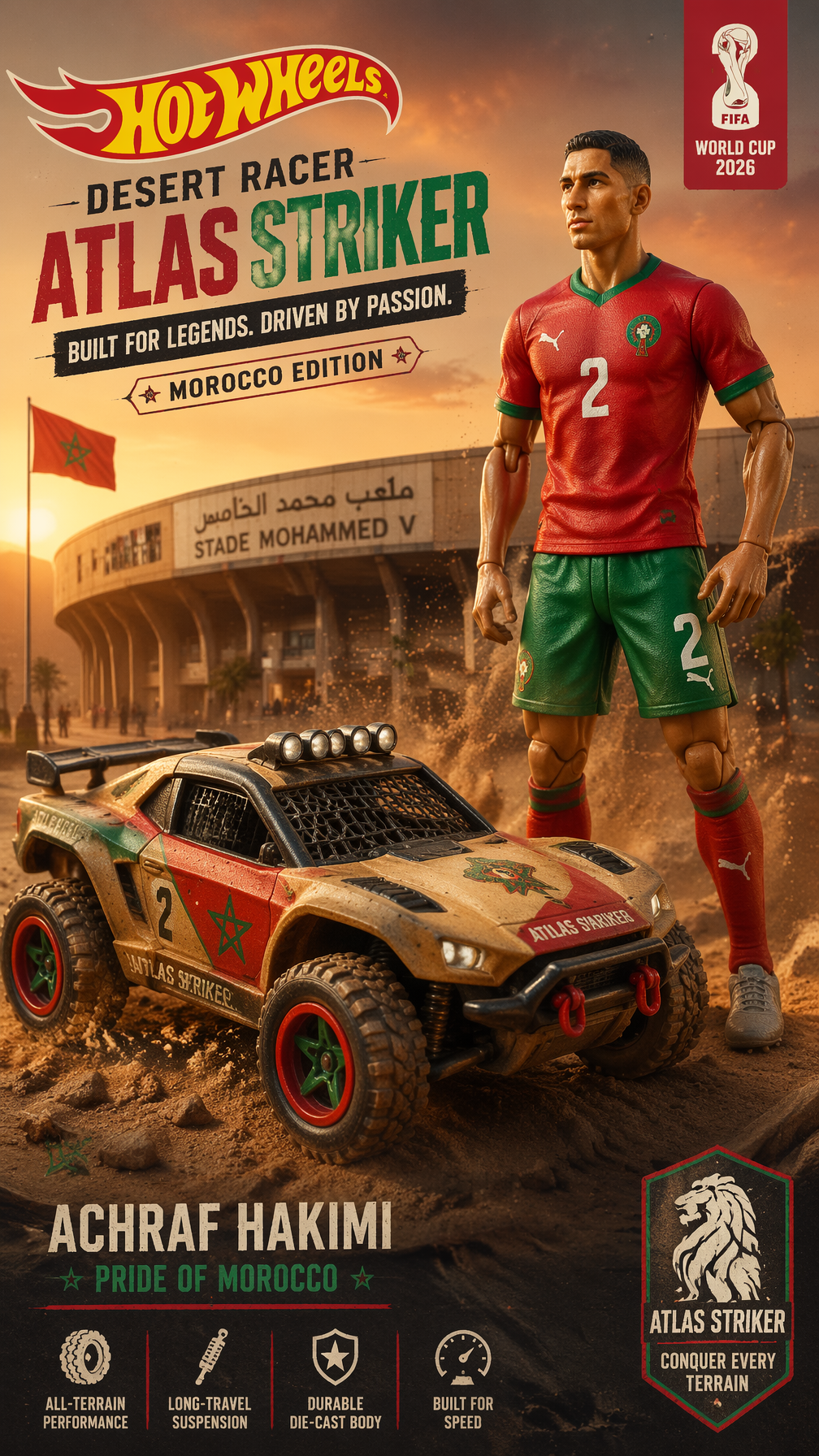 Marruecos Achraf Hakimi Hw Desierto