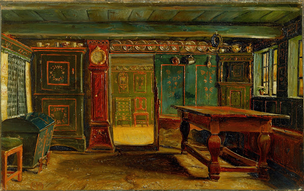 Farmhouse room near Store Heddinge 1847