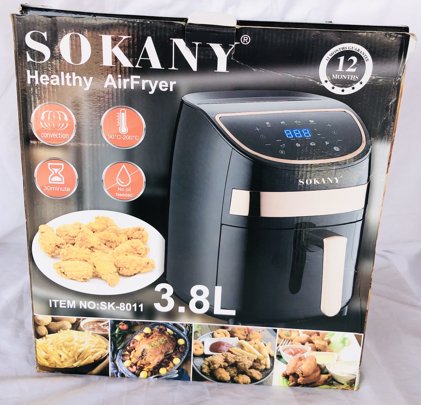 Sokany Air-fryer 3.8L (SK-8011)