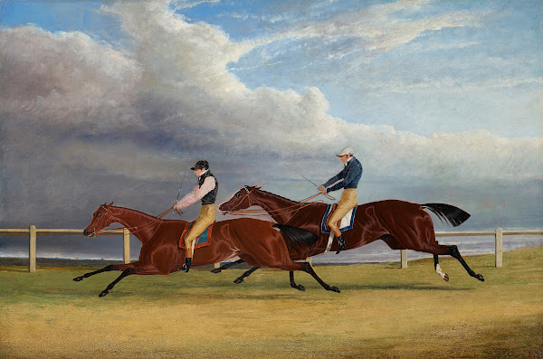 Matilda and Mameluke The Finish of the 1827 St Leger 1827