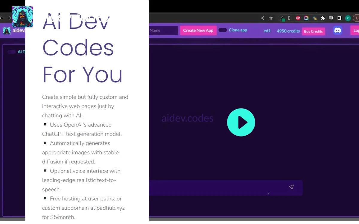 Captura de AI Dev Codes