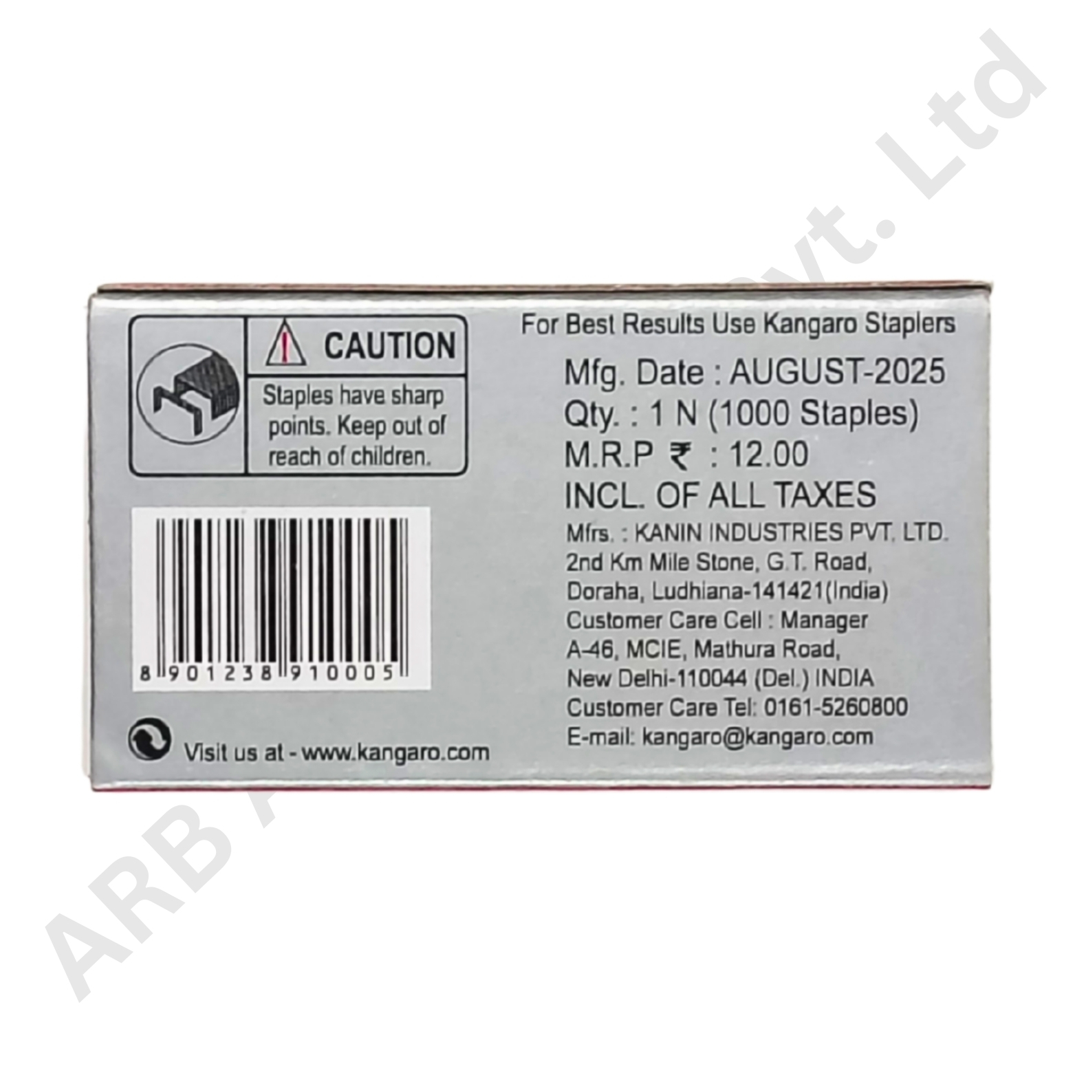 STAPLER PIN 10 NO.KANGAROO 20/12 (10cd9)