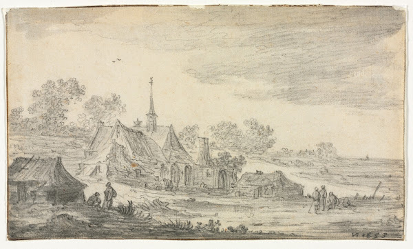 Group of Buildings on a Seashore 1653