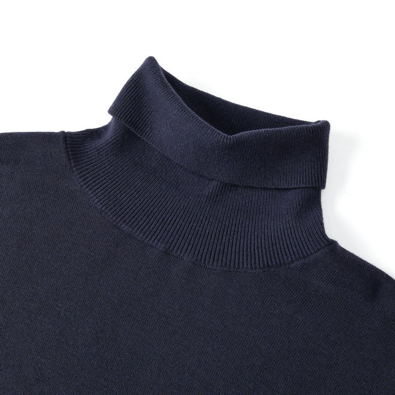 Men's Wool Sweater, Turtleneck, 100% Wool, Thick