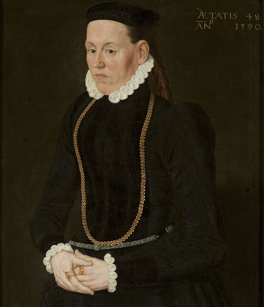 Portrait of a patrician woman 1590