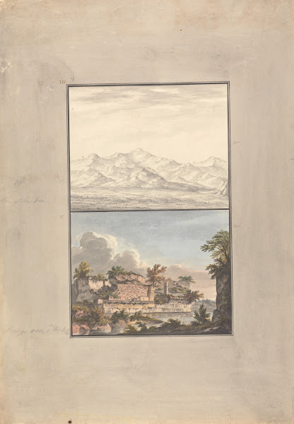 View of the Valley of Sardis and View of a Ruined Bridge ca 1750