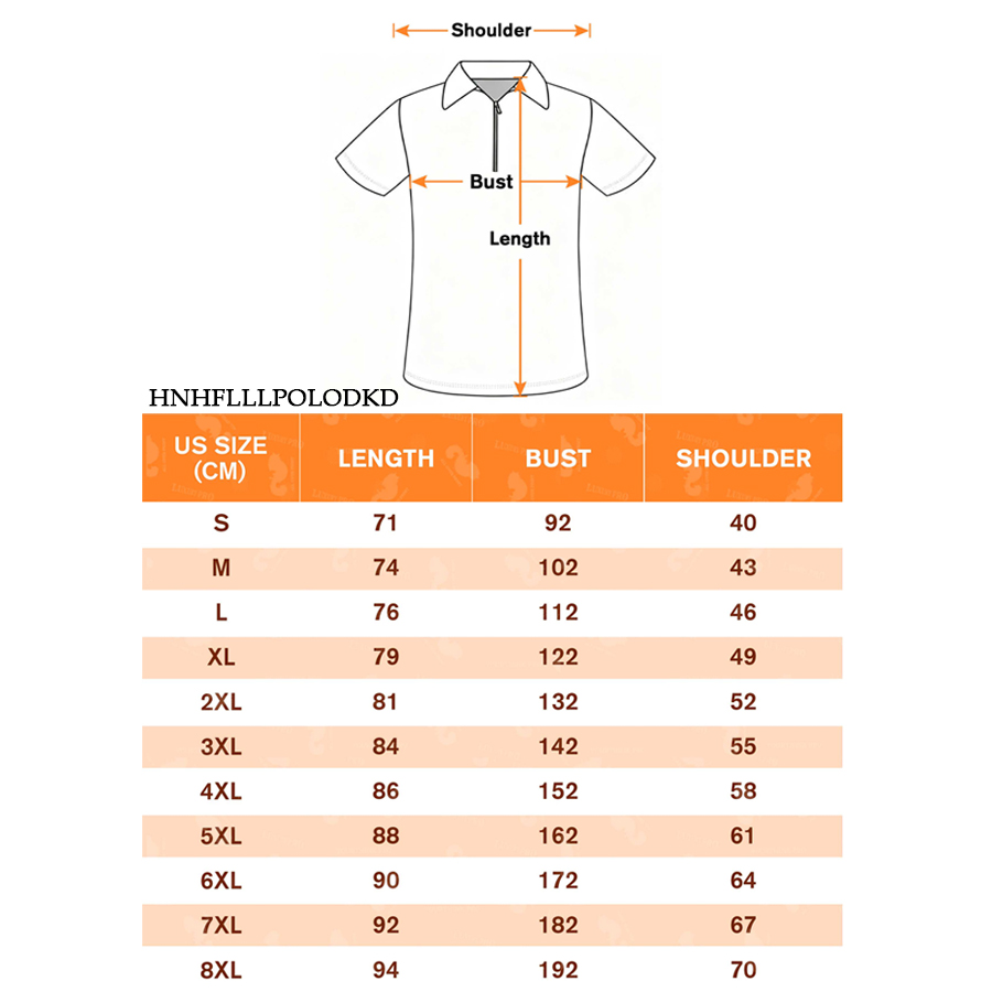 AOP HNH Collared zip polo shirt with pocket