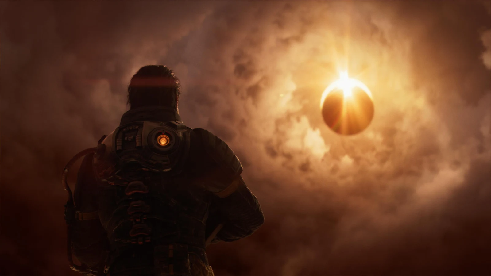 Dead Space Solar Eclipse - Sci-Fi Concept Art 4K Wallpaper (3840x2160)