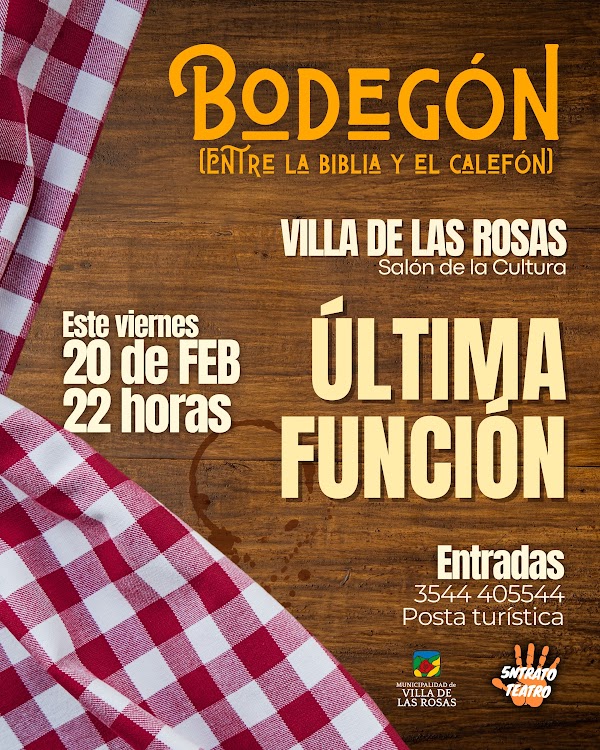 Bodegón, entre la biblia y el calefón