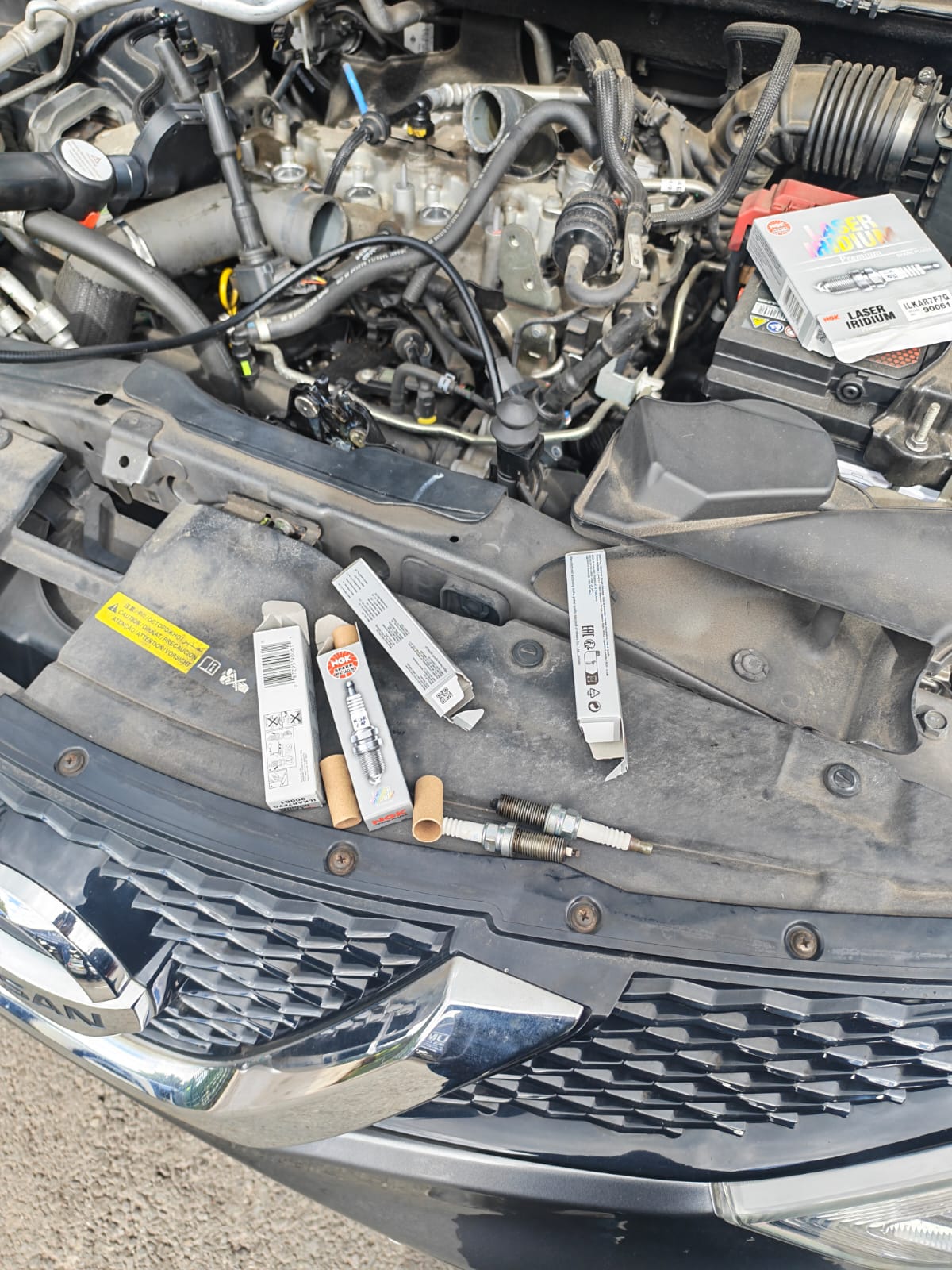 Nissan Qashqai Spark Plug Replacement in Walsall 3