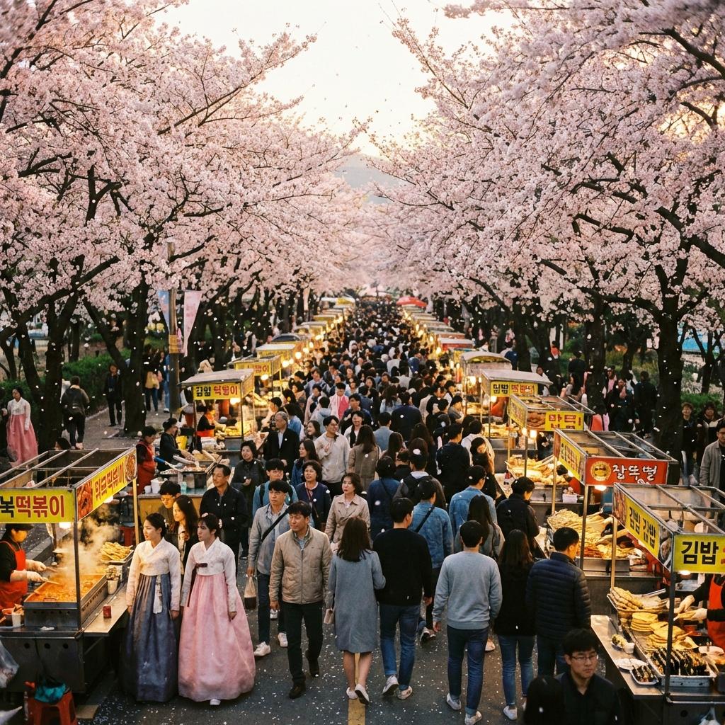 주차 지옥 탈출! 진해 벚꽃 여행 주차 & 교통 꿀팁, 그리고 현지인 맛집