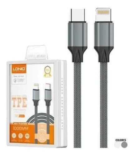 Cable USB-C a Lightning 1 m