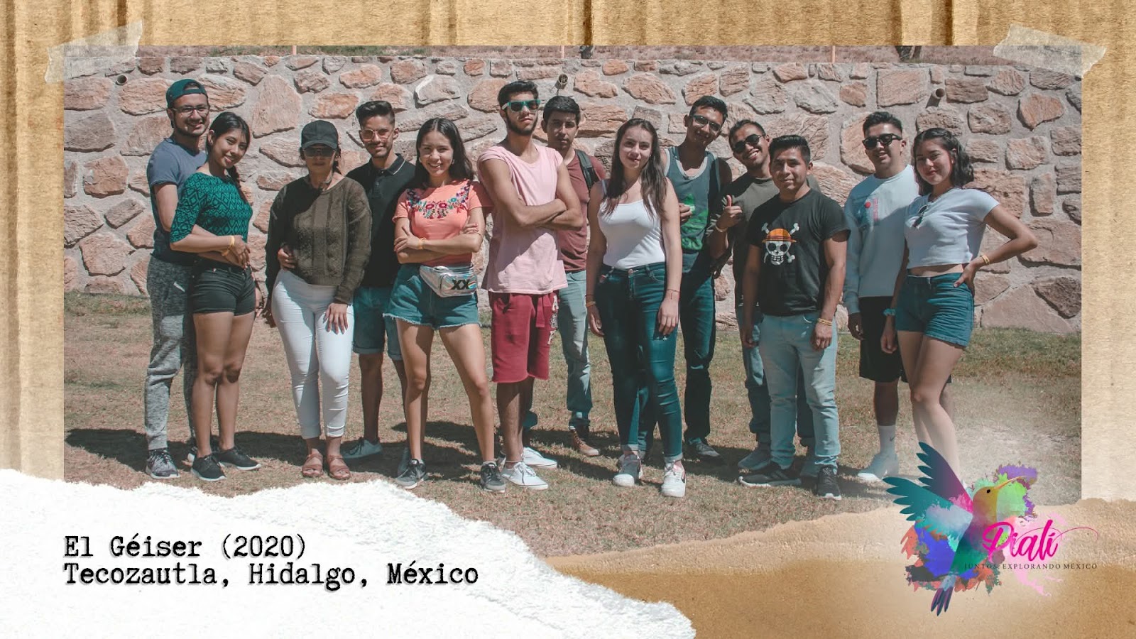 Grupo de viajeros Pialí