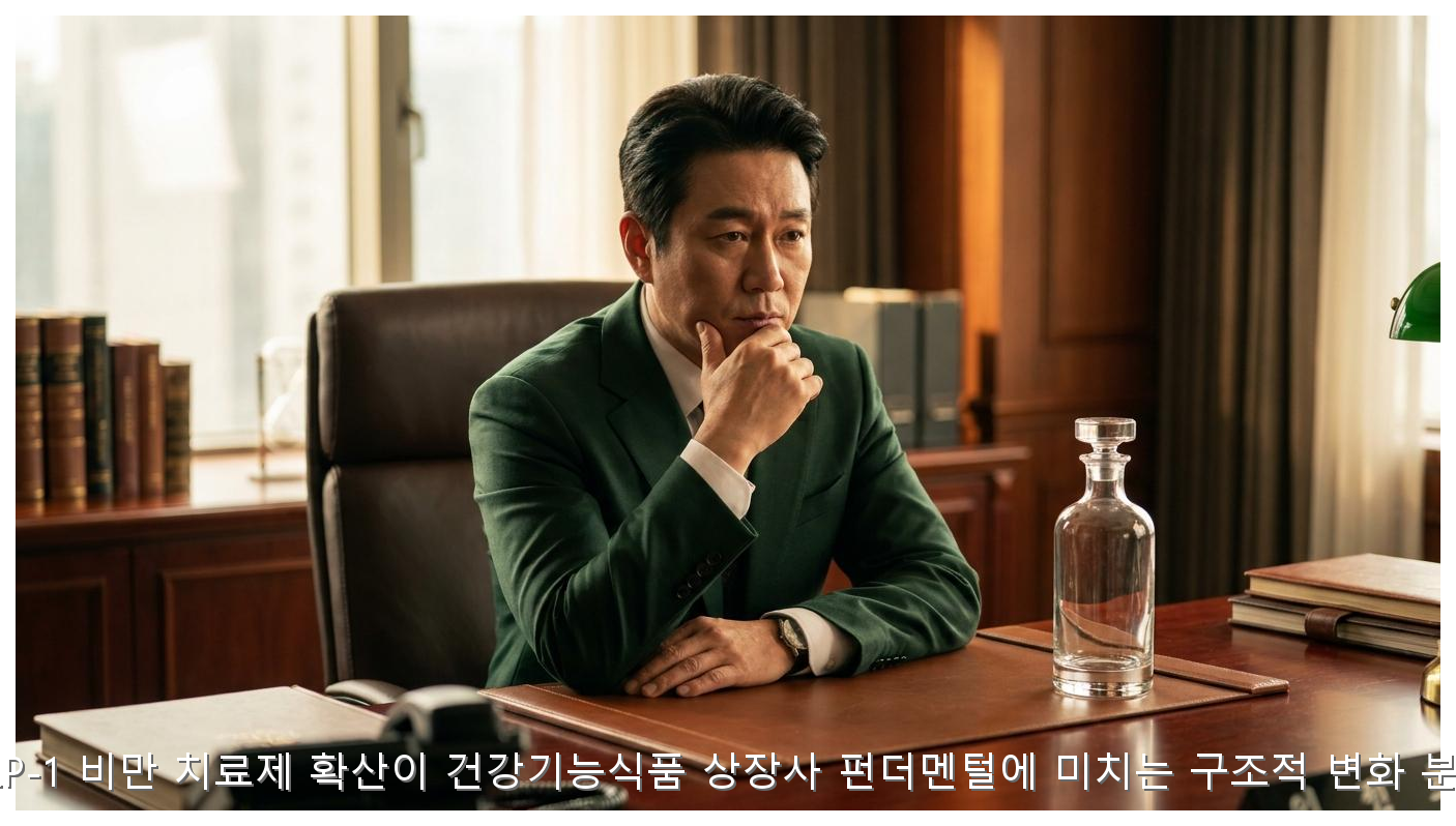 비만치료제 확산과 건기식 주식 투자 전략 핵심 안내 및 분석 인포그래픽 (2)