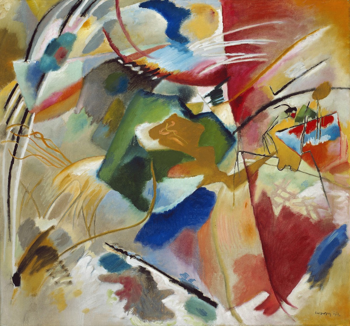 Painting with Green Center 1913