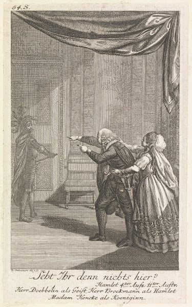Seht Ihr denn nichts hier Hamlet Act IV Scene II 1778