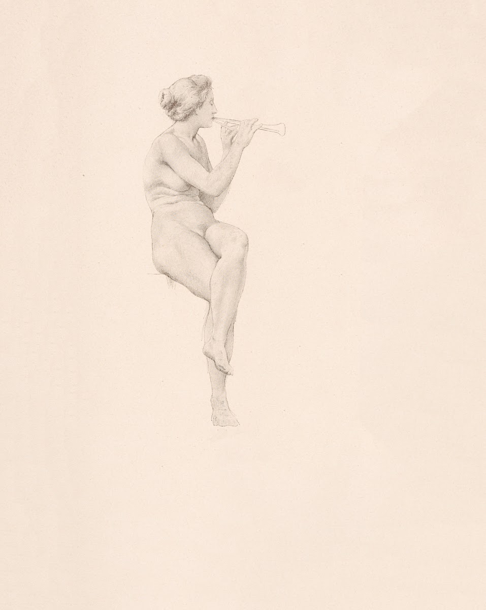 Ètude de jeune fille 19th century