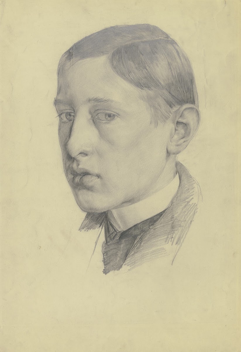 Head of a young man