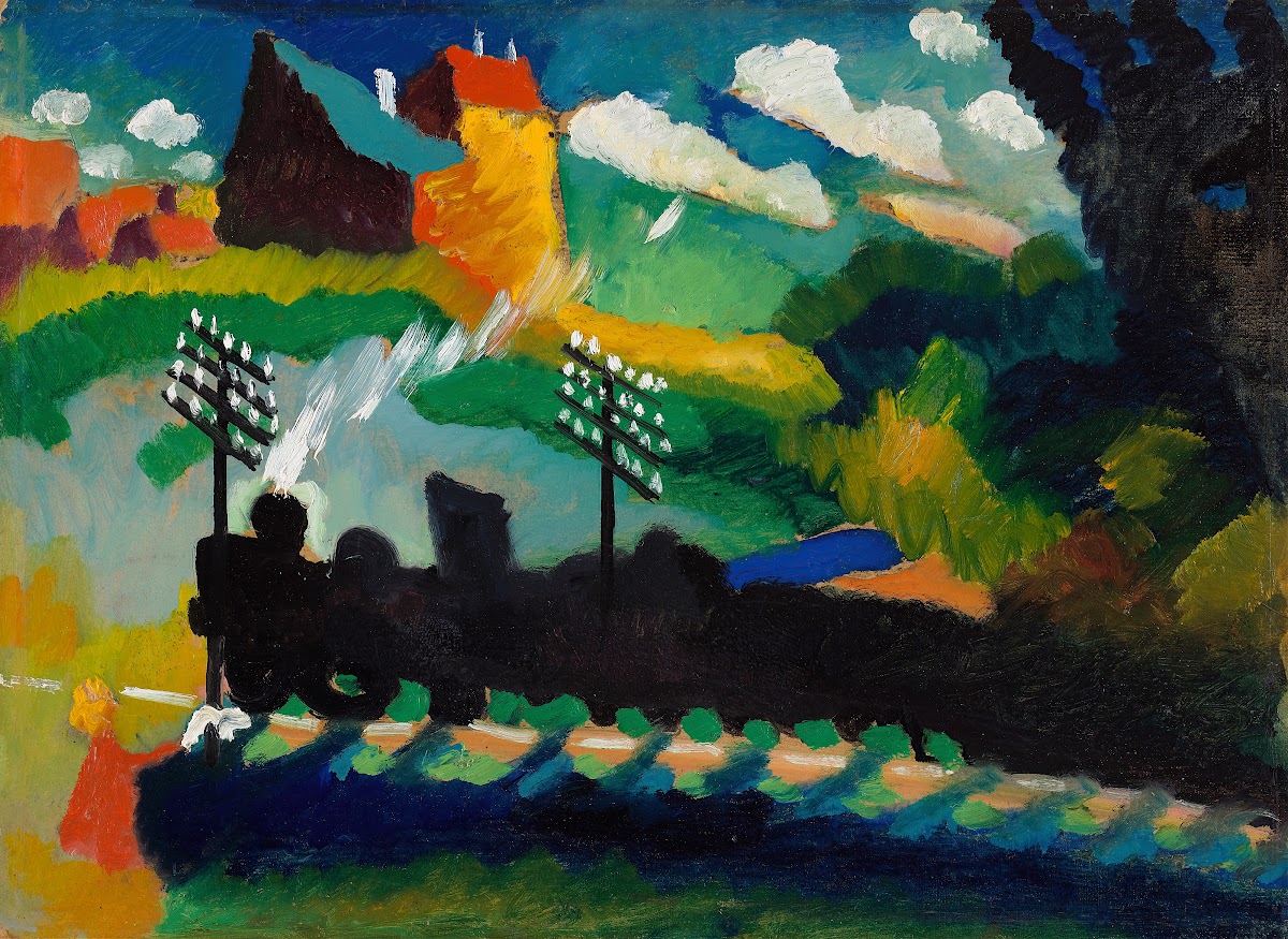Railway near Murnau 1909