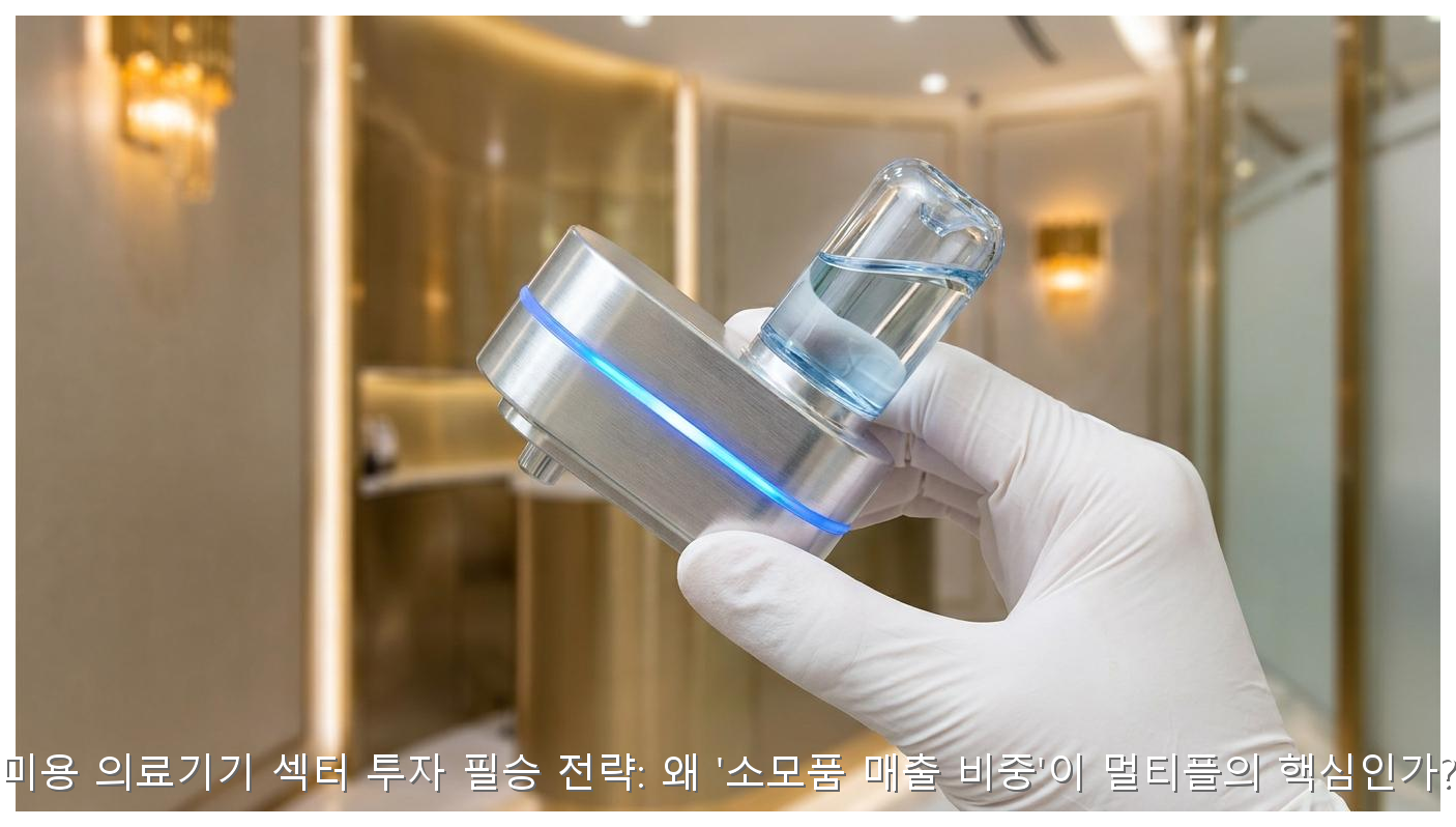 미용 의료기기 섹터 투자 필승 전략: 왜 '소모품 매출 비중'이 멀티플의 핵심인가? 핵심 안내 및 분석 인포그래픽 (2)
