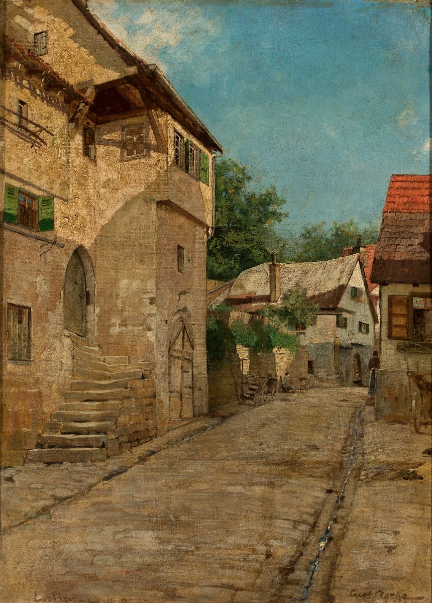 In a town 1893