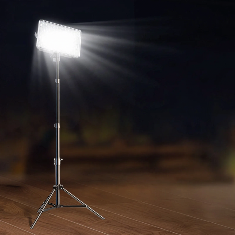 LED camping lamp with battery and emergency light function
