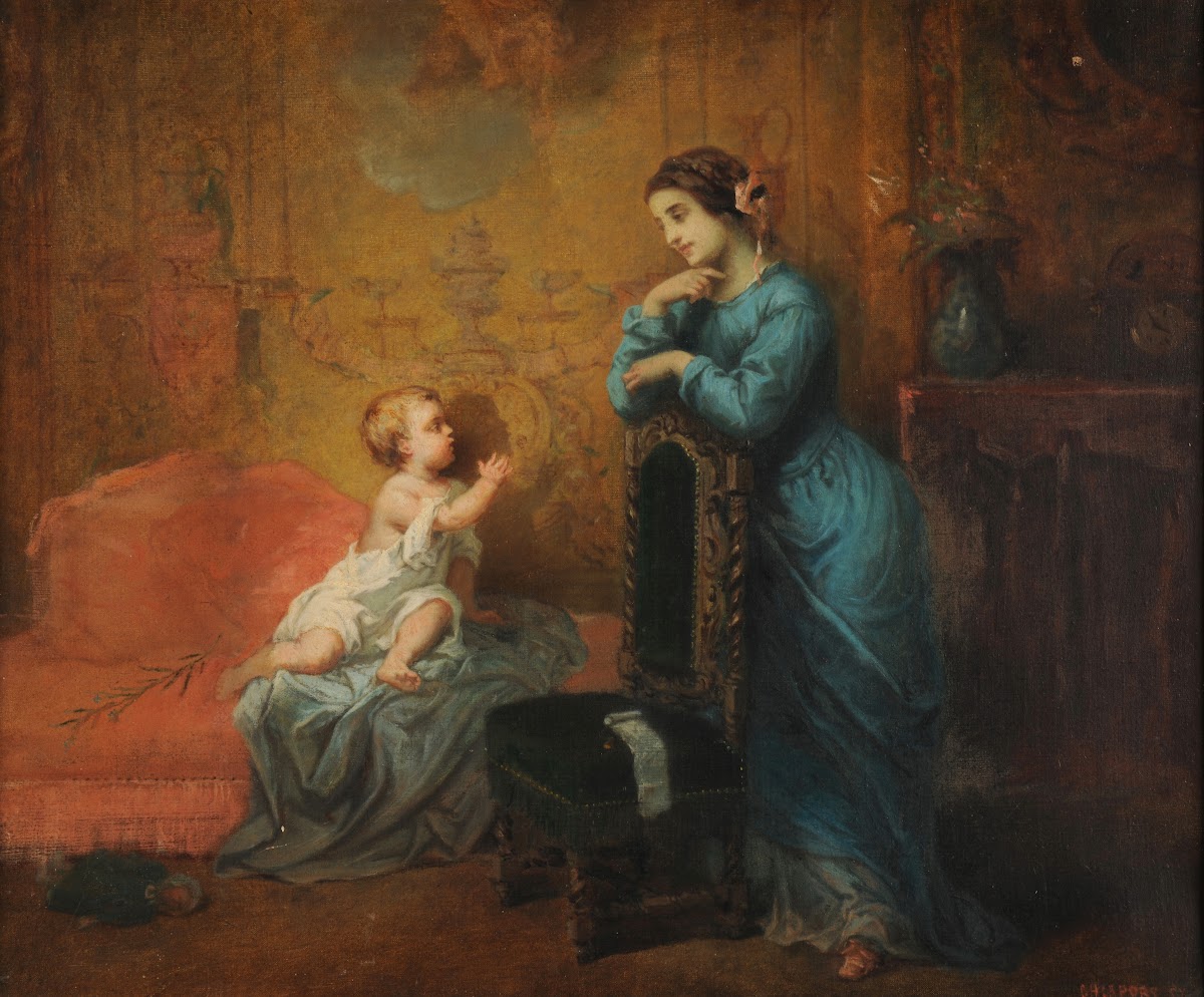 Jeune MèRe Peintre Mar 1857