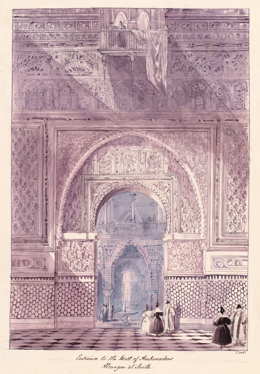Entrance to the Hall of Ambassadors Alcazar at Seville