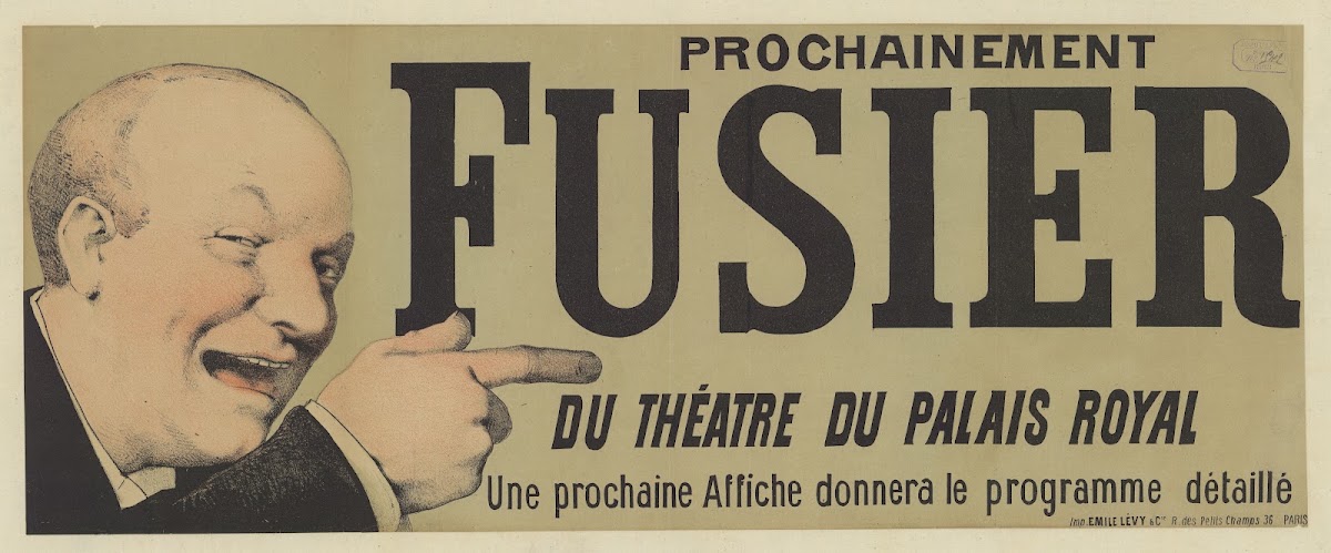 Prochainement Fusier du Théâtre du Palais Royal 1888