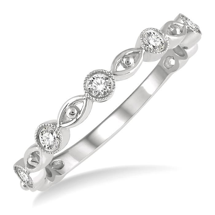 Stackable Diamond Fashion Band