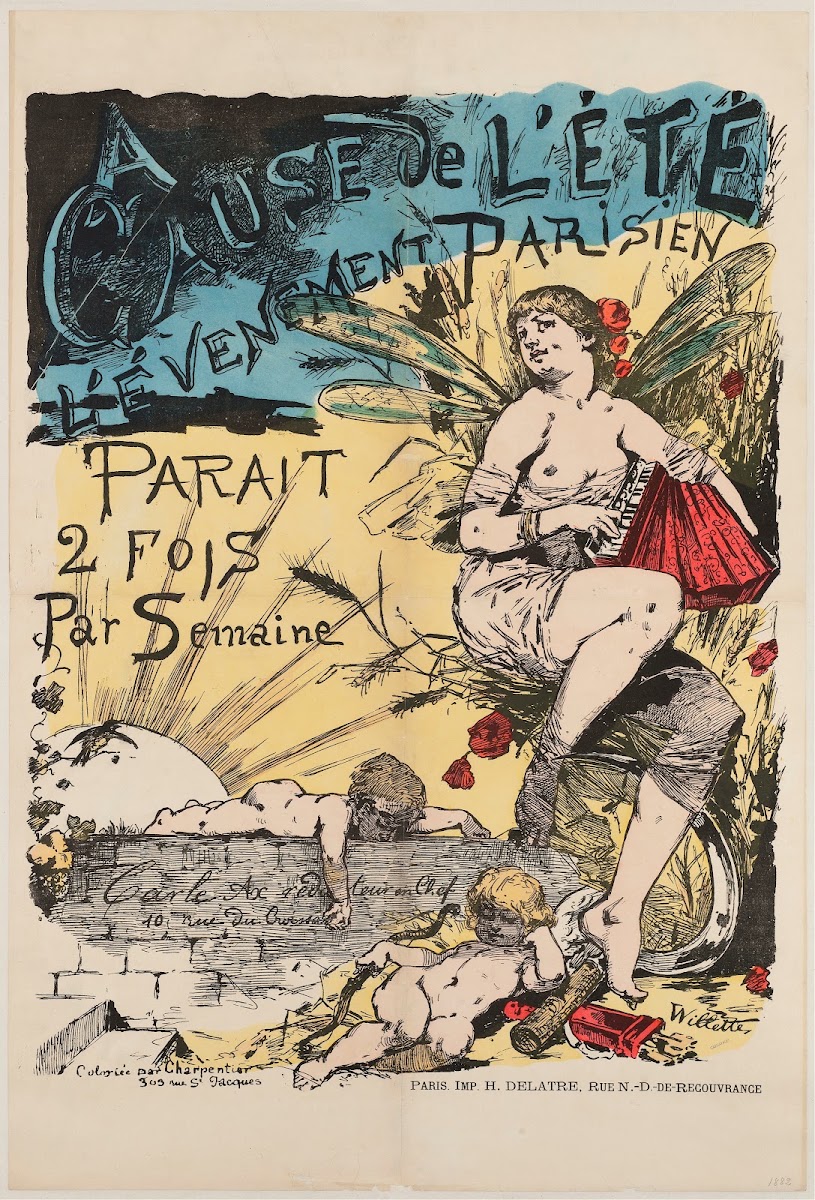 A Cause De Lete N Levenement Parisien Between 1880 And 1900