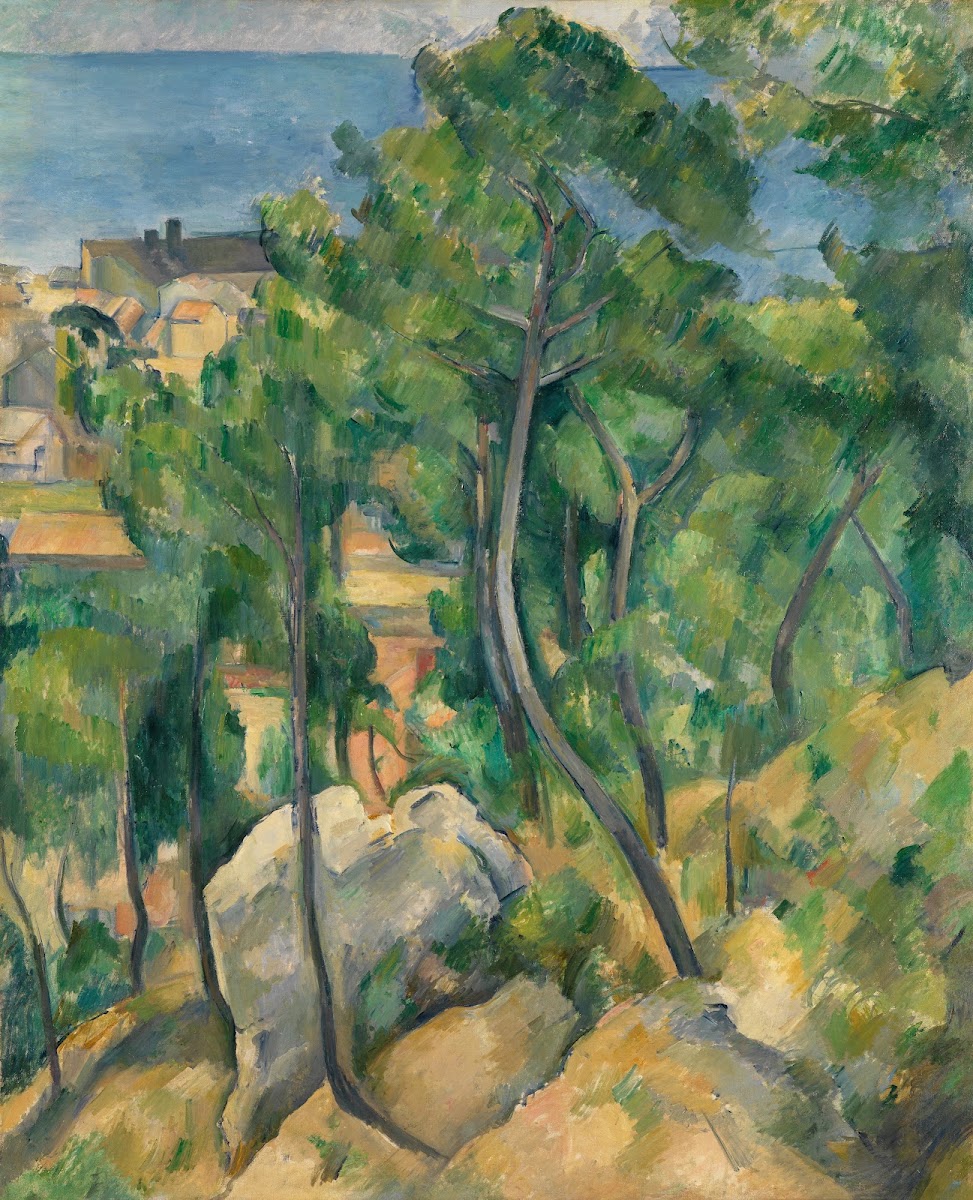 Blick Auf Das Meer Bei LEstaque 1883 1885
