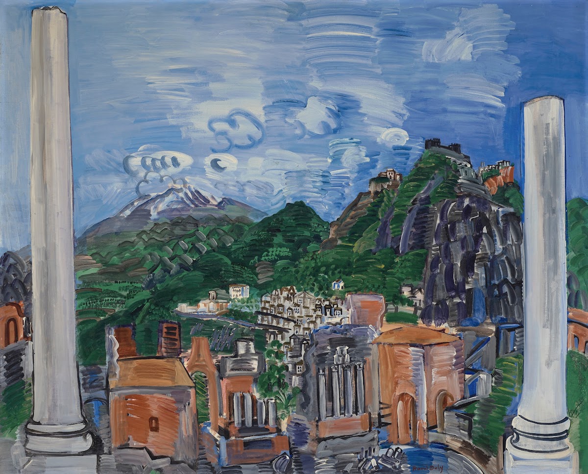 Le théâtre antique de Taormina 1923