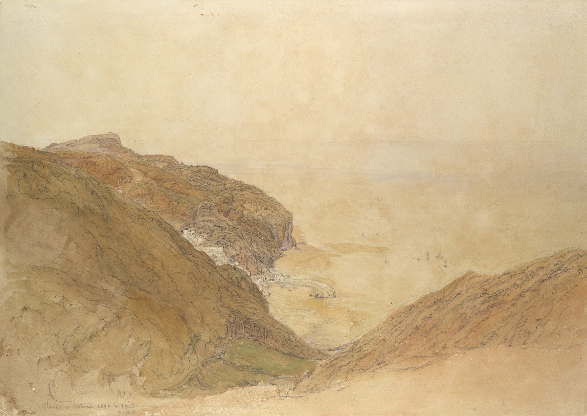View of Clovelly Devon ca 184849