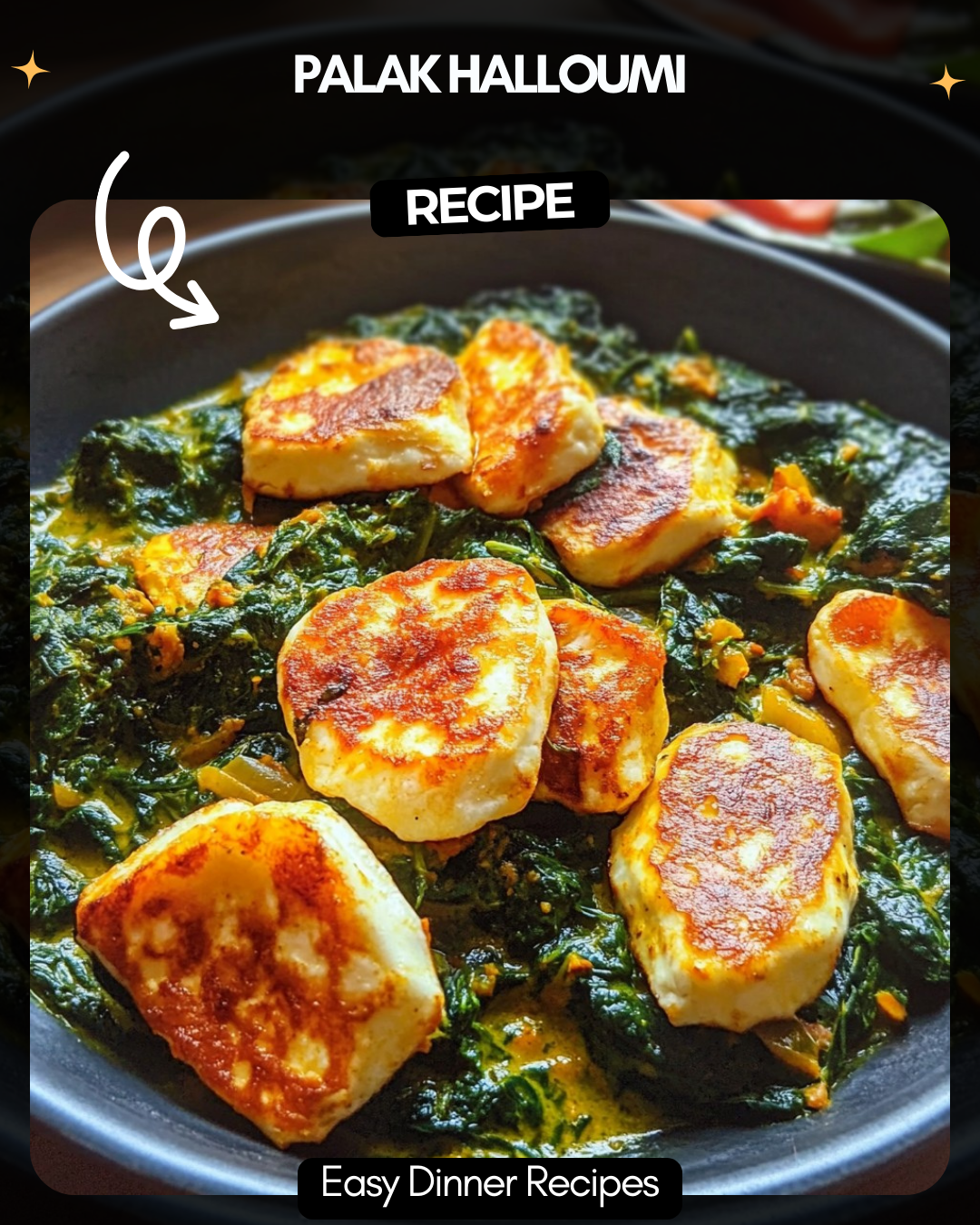 Palak Halloumi