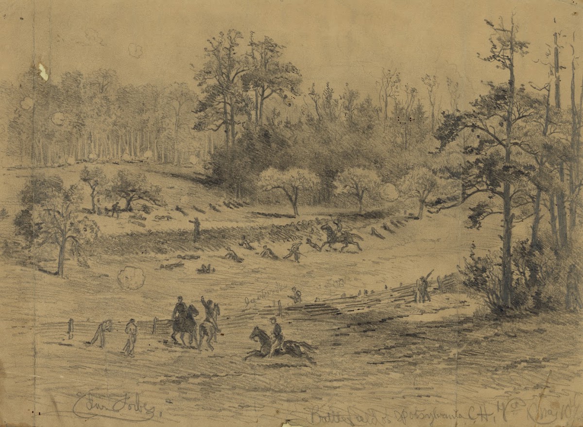 Battlefield of Spotsylvania CH May 10th 64 1864