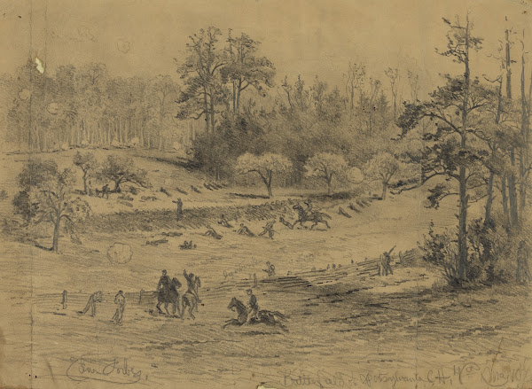 Battlefield of Spotsylvania CH May 10th 64 1864