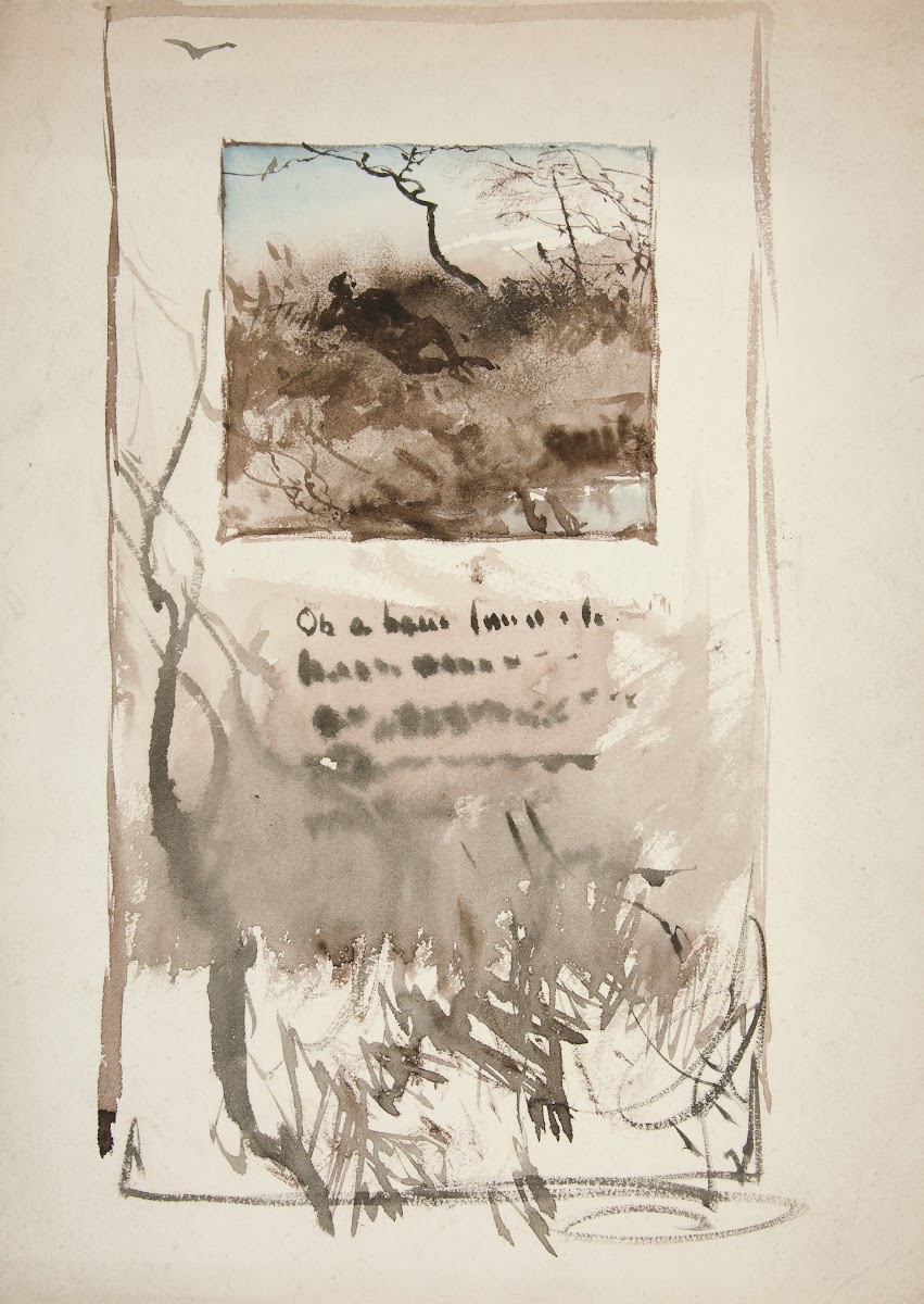 Composition for an illustrated verse 1986