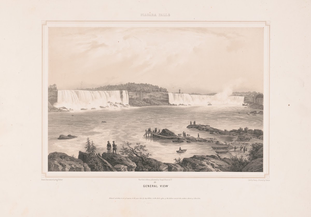 Niagara Falls general view 1849