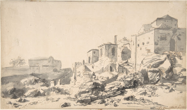 View of Bomarzo 17th century