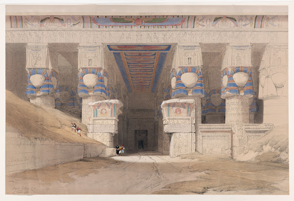 Dendera Dandara Dec 7th 1838 1846 1849