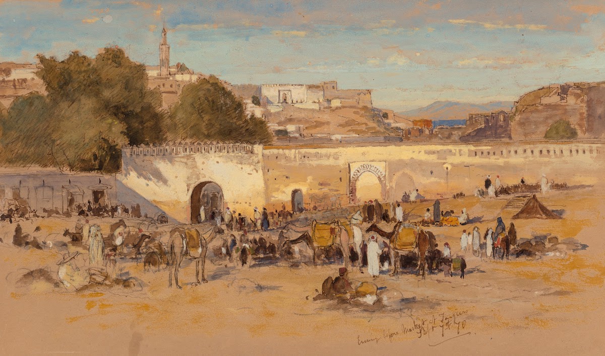 Evening Before Market at Tangiers 1870