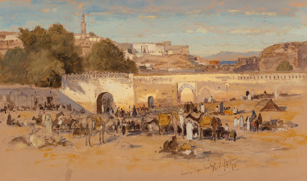 Evening Before Market at Tangiers 1870