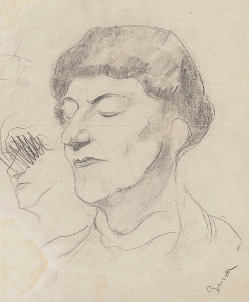 Portrait of the artists mother Michalina Waliszewska 1916