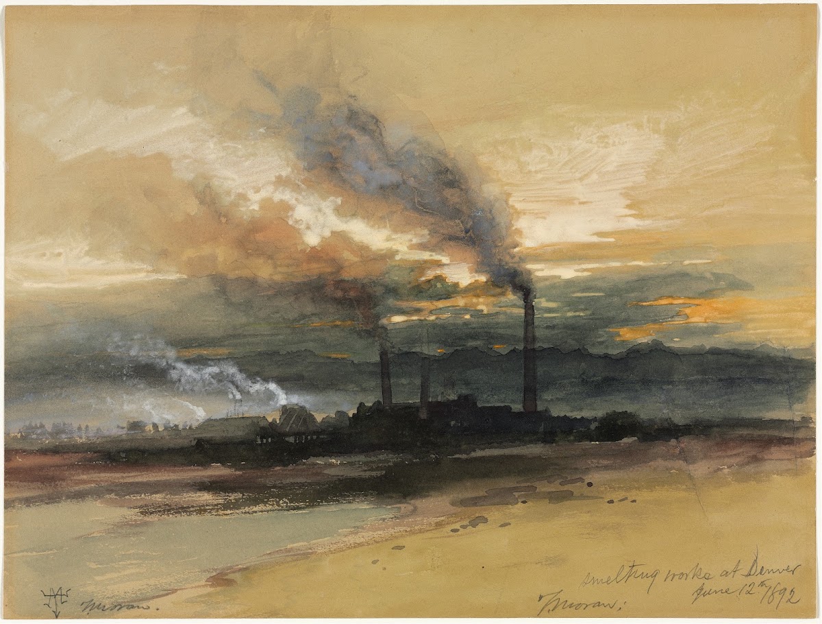 Smelting Works at Denver 1892