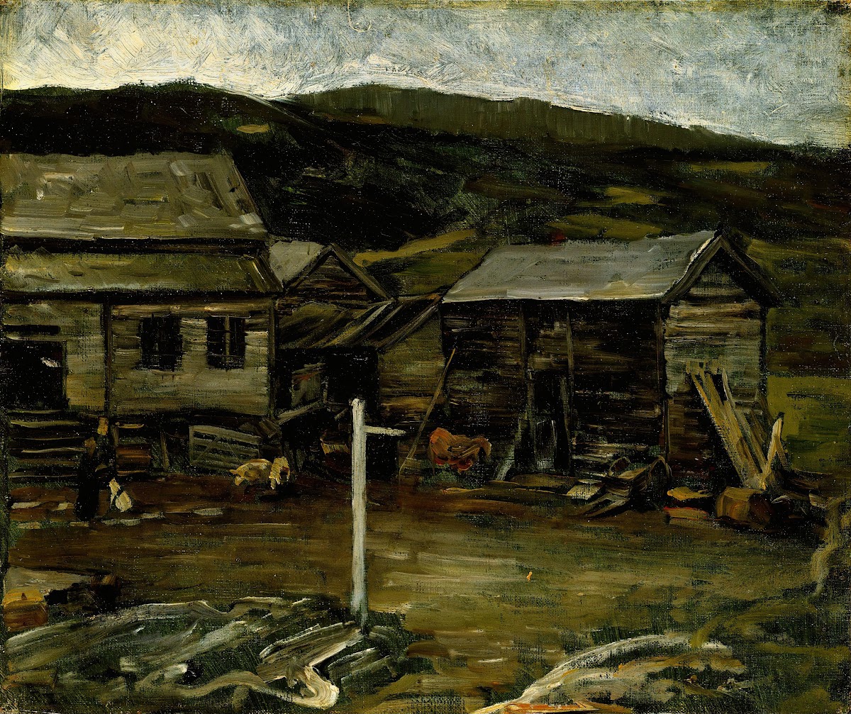 Autumn Evening at the Farm Øylo 1879